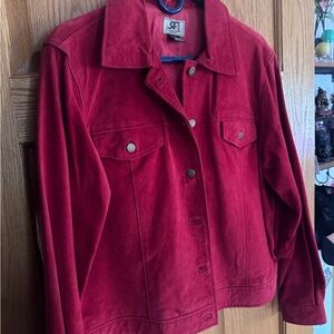 Vintage Rafaella Suede Leather Jacket